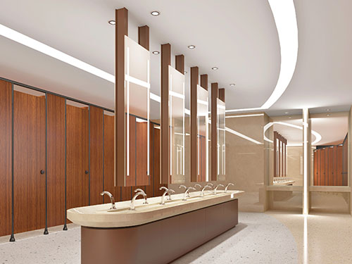 旅游景區衛生間隔斷案例